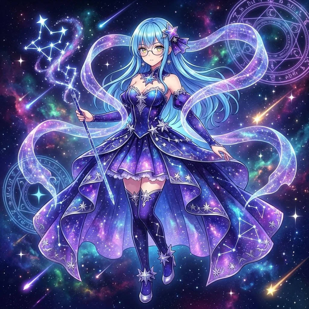 Social Media Post - Magical Girl Transformation Prompt (Cosmic Attribute)