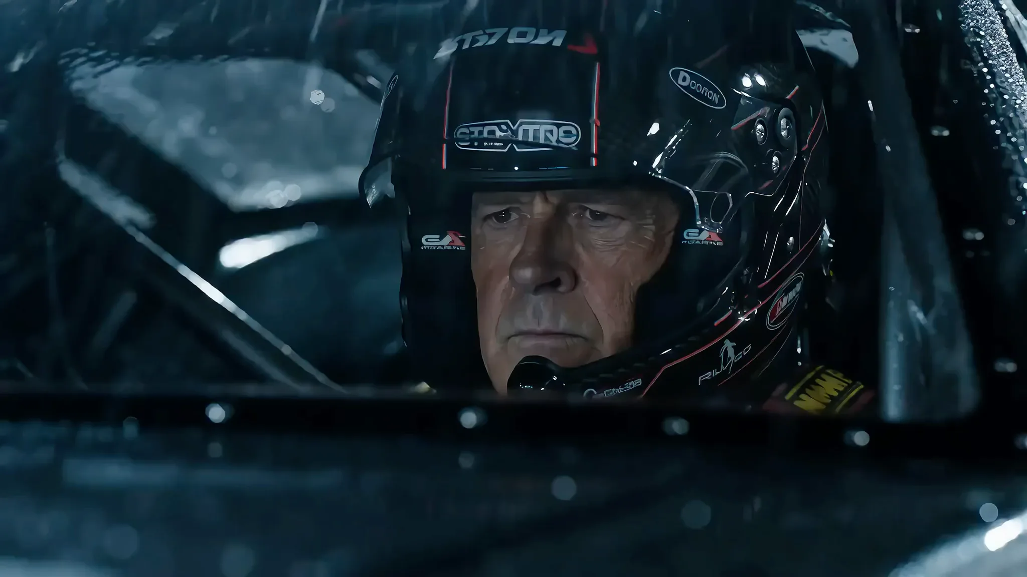 Seedance2 Hollywood Racing Rainy Duel