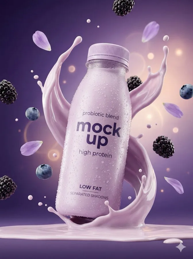 Lavender Yogurt Splash