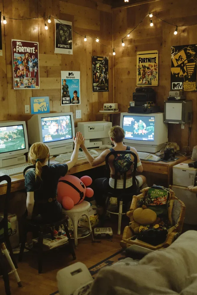 Casual Photo Of The Nintendo Characters At A