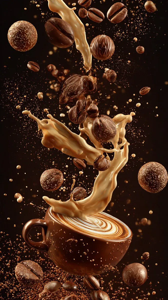 E-commerce Main Image - Ultra-Cinematic Coffee Splash Photography
