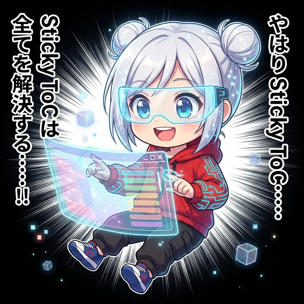 Game Asset - Chibi Character Operating a Cyber Window Prompt